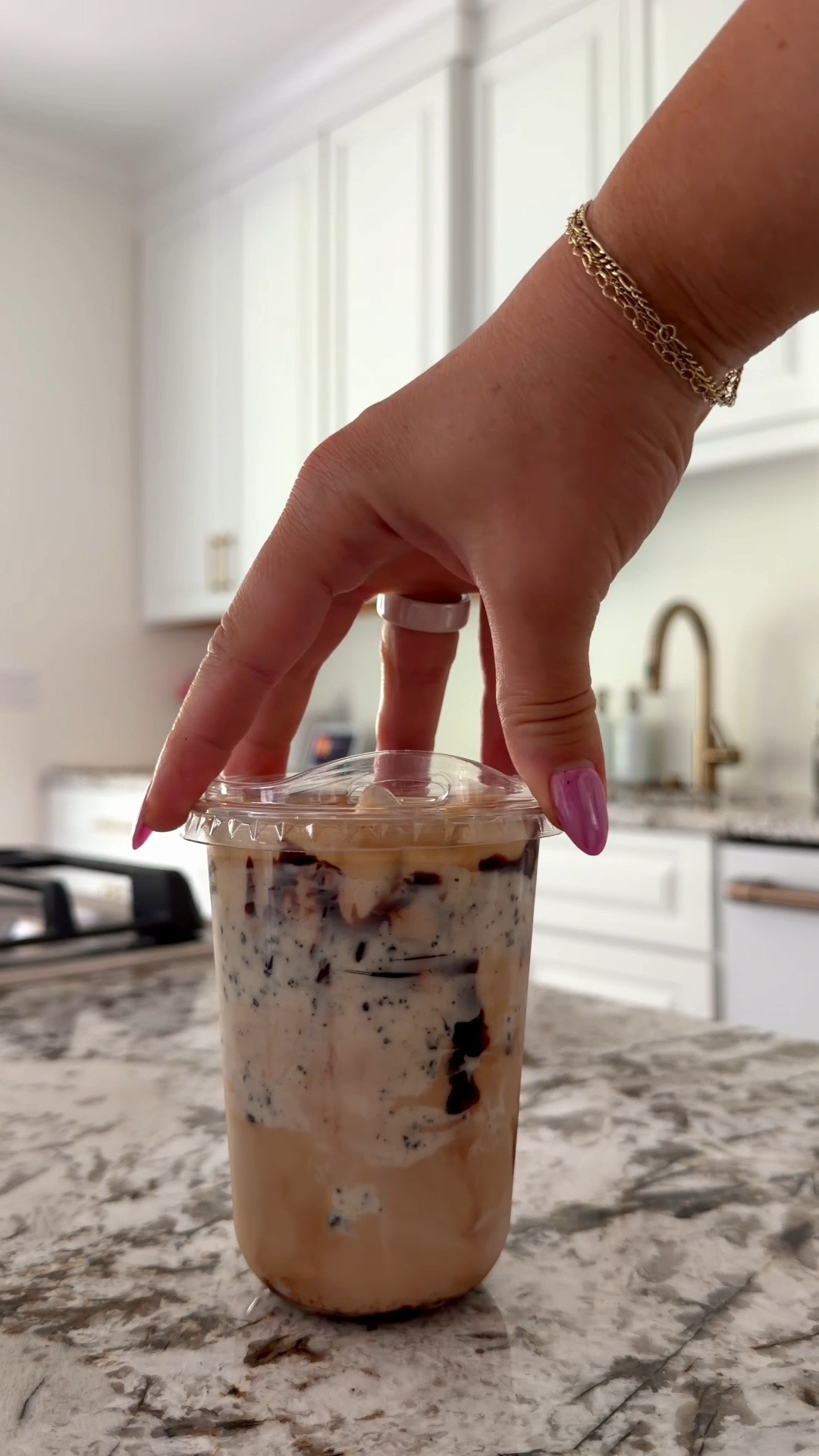 This S’mOreo iced latte might be my favorite homemade coffee yet… 🤎☁️🍫

I saw @lacemakeslattes make this last week and knew I had to try it for myself this weekend!

I made my take on it with my Nespresso and oat milk, and honestly… the marshmallow fluff made the BEST topper, so I skipped the cold foam completely. I also added a pinch of sea salt, and it took everything to the next level.✨

If you have a Nespresso and a Target nearby, I’m linking all of the ingredients because this is the ultimate sweet treat coffee. Perfect for a slow weekend morning (or anytime you’re craving dessert in a cup). ☕️

⚠️ Fair warning: you’ll absolutely want to eat the cookies & cream spread straight out of the jar.