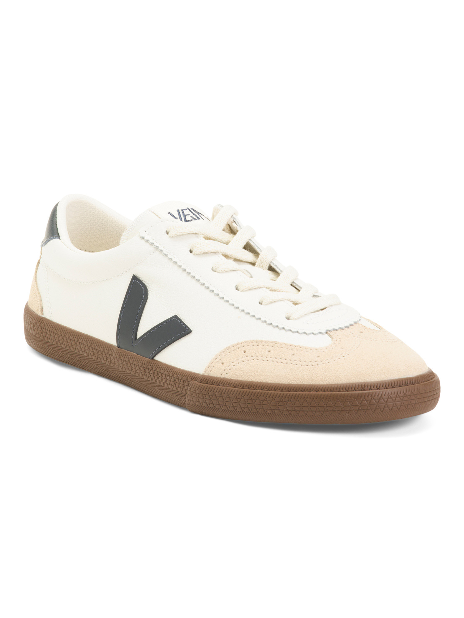 Men's Made In Brazil Leather Volley Sneakers | Marshalls