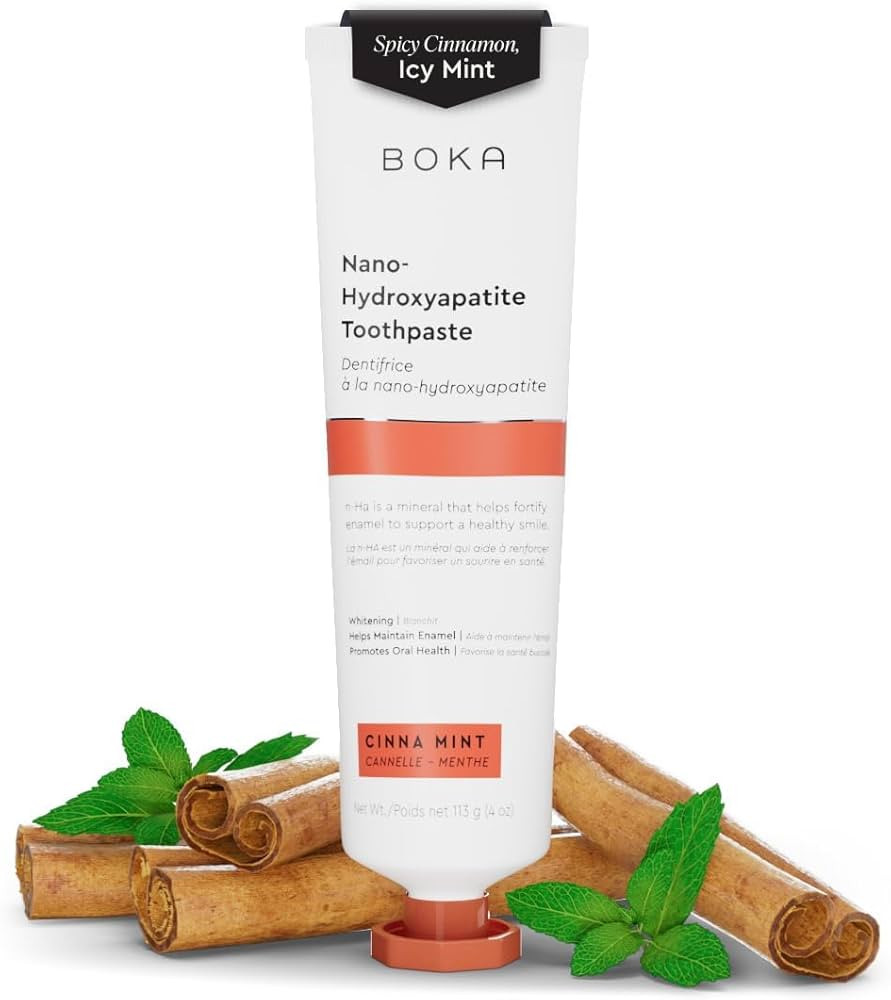 Boka Fluoride Free Toothpaste- Nano Hydroxyapatite, Remineralizing, Sensitive Teeth, Whitening - ... | Amazon (US)