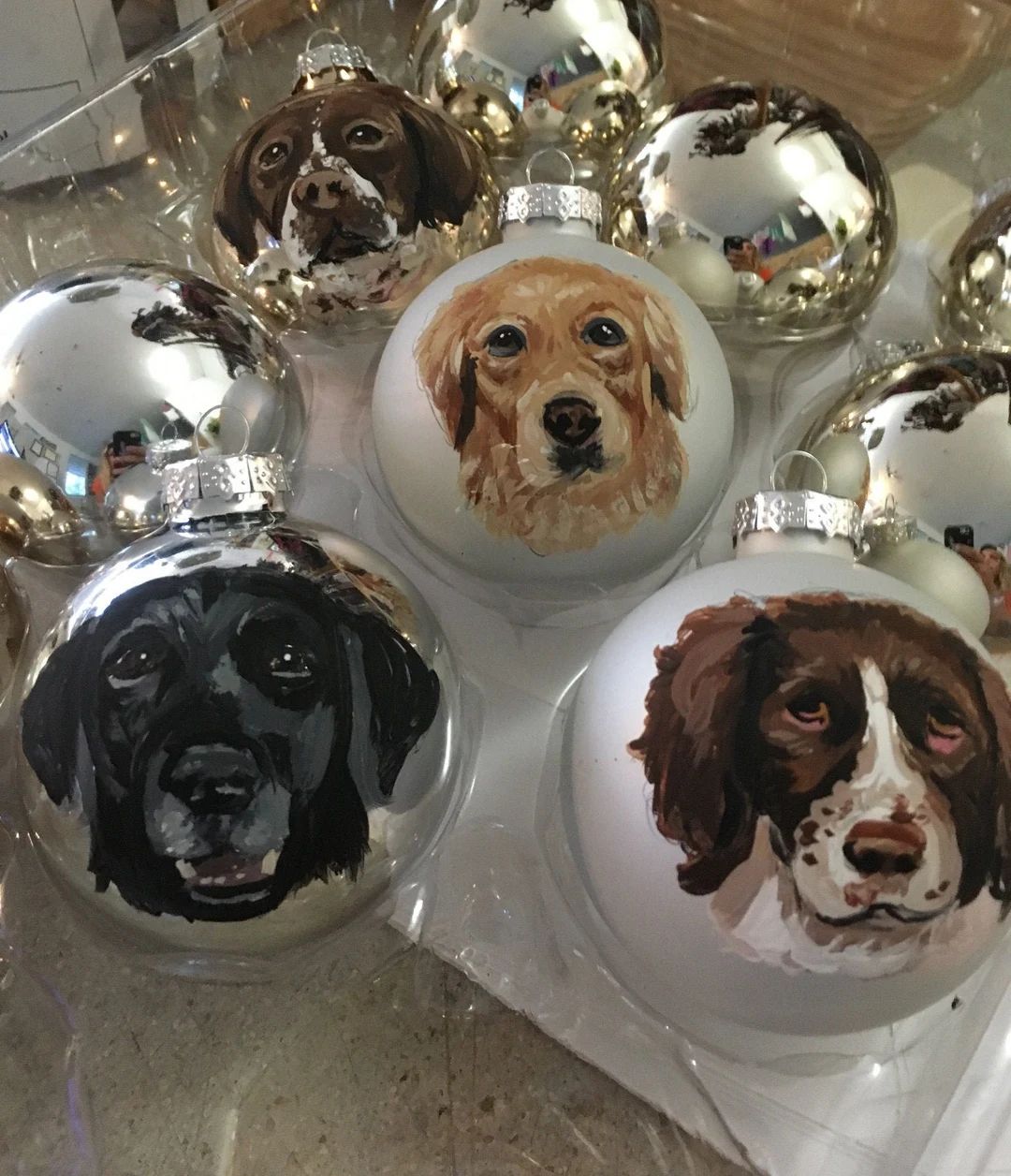Custom Hand-painted Pet Ornament - Etsy | Etsy (US)