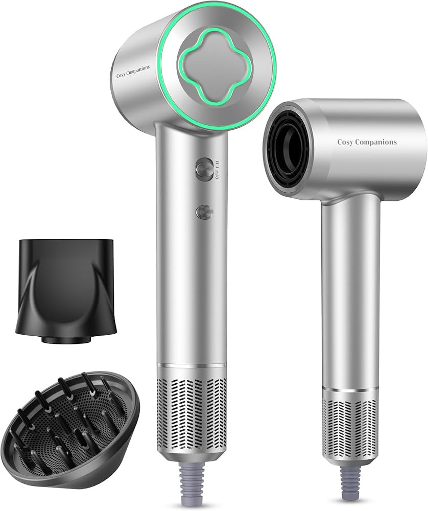 Hair Dryer - 150000 RPM High-Speed Brushless Motor Negative Ionic Blow Dryer for Fast Drying, Low... | Amazon (US)