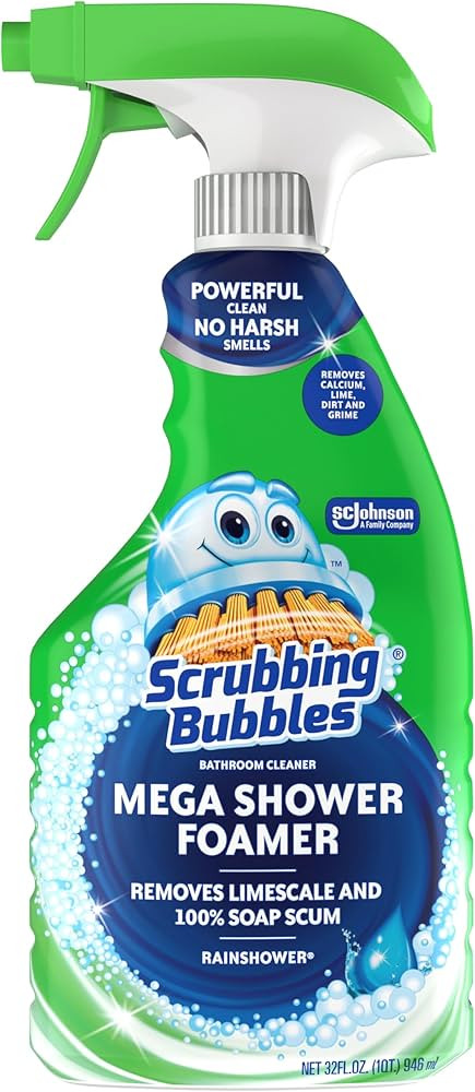 Scrubbing Bubbles Mega Bathroom and Shower Cleaner Spray, Foaming Action Removes Limescale and So... | Amazon (US)