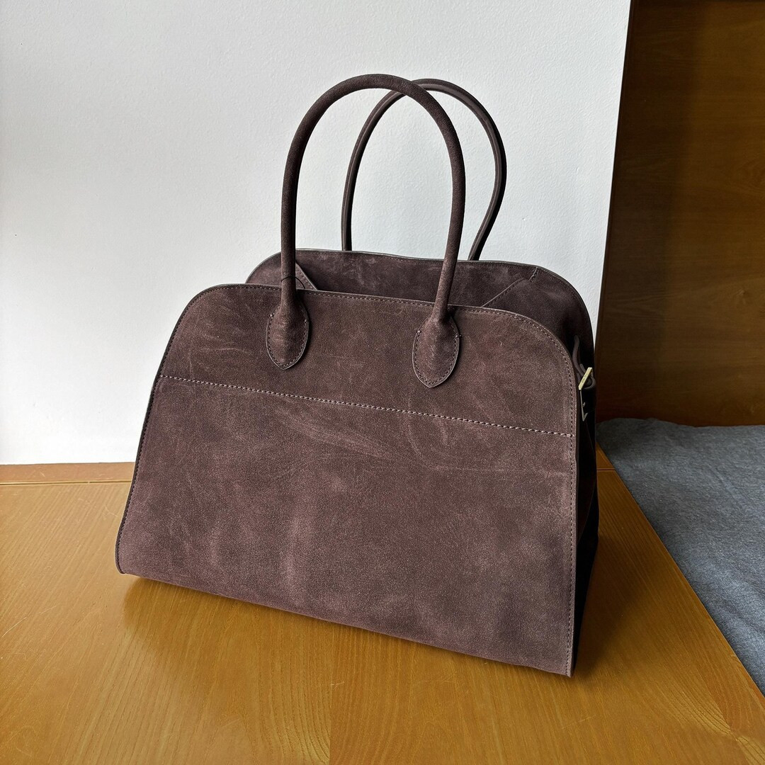 Classic Leather Tote Bags, Minimal Design Top Handle Bag, Genuine Leather Bag - Etsy | Etsy (US)