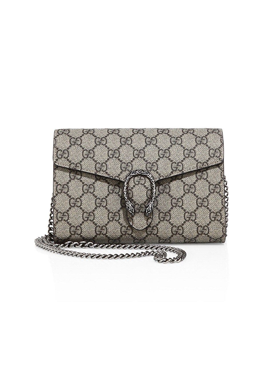 Gucci Dionysus GG Supreme Chain Wallet | Saks Fifth Avenue