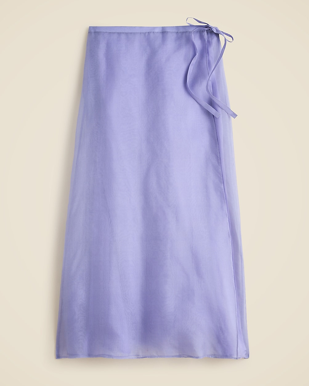 Collection wrap skirt in silk organza | J. Crew US