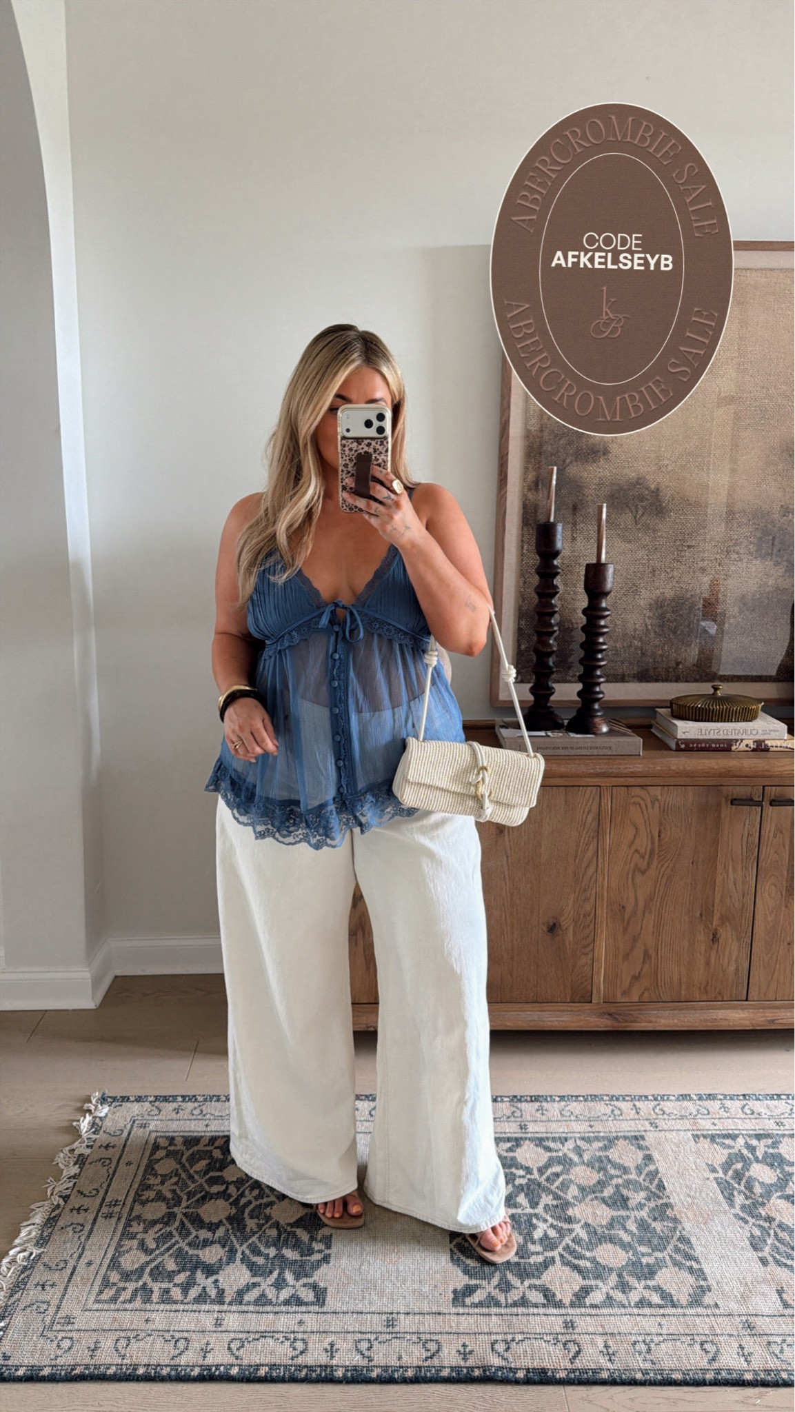 The comfiest jeans for summer and cutest top🤍 I got a large top and curve love 33 long jeans! Code AFKELSEYB

#LTKSaleAlert #LTKMidsize #LTKootd