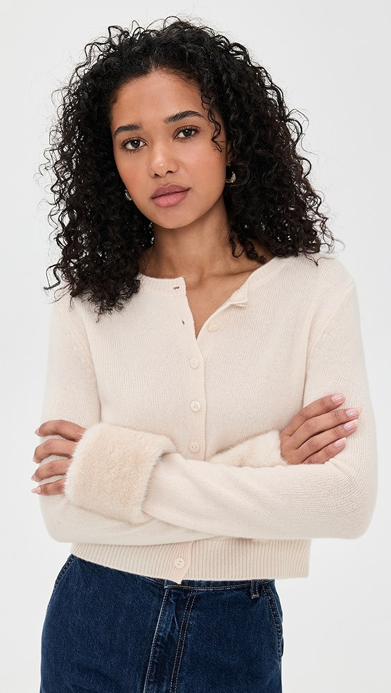 Clara Cashmere Crew Cardigan | Shopbop