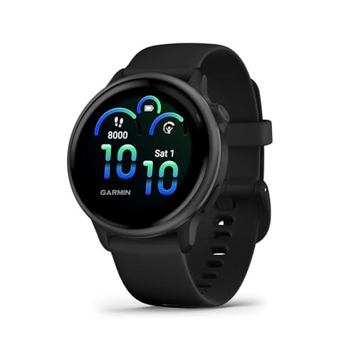 Garmin v\u00edvoactive\u00ae 6, Health and Fitness GPS Smartwatch, AMOLED Display, Up to 11 Days ... | Amazon (US)