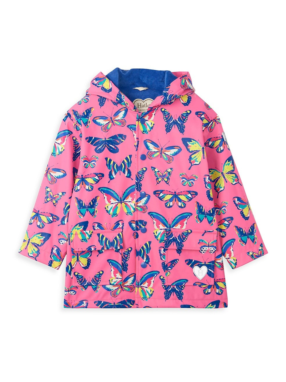 Little Girl's & Girl's Vibrant Butterflies Raincoat | Saks Fifth Avenue