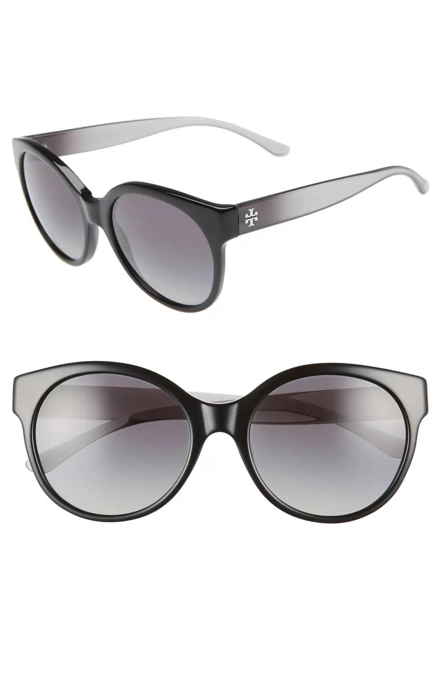 Stacked T 55mm Round Sunglasses | Nordstrom