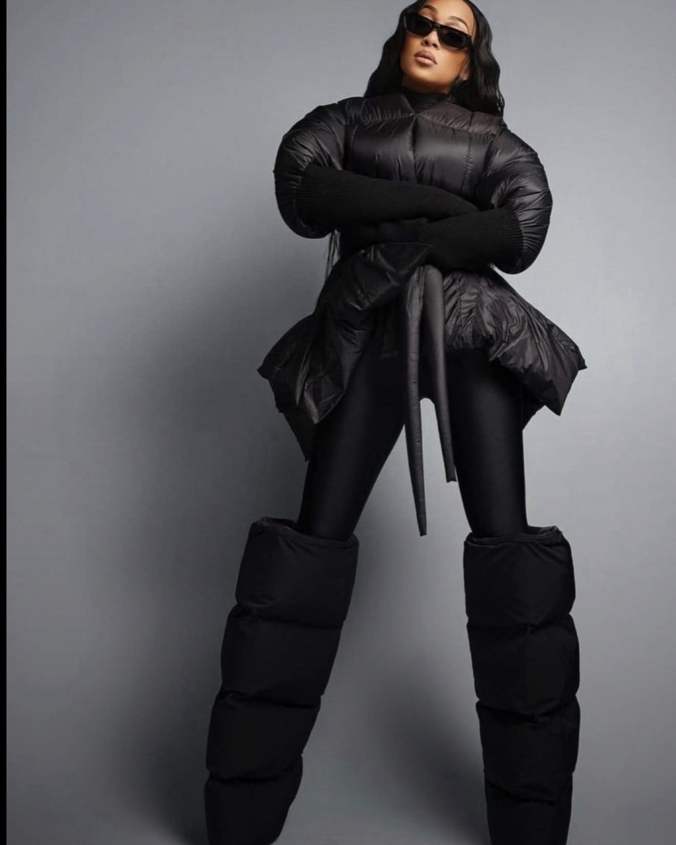 
⸻

Fall Outfit 

🖤 Statement Season: All-Black Puffer Edit 🖤
If “unbothered” was an outfit.
This look is giving fashion-forward, cozy armor energy — all puff, all power. ⚡️

✨ Oversized puffer jacket for that runway silhouette
✨ Padded high-boot moment (yes, drama only)
✨ Sleek black leggings for balance
✨ Add shades → instant main-character energy

Because soft life doesn’t mean subtle. 😎

#LTKStyle #WinterFashion #StreetStyle 

#LTKSeasonal #LTKParties #LTKHalloween