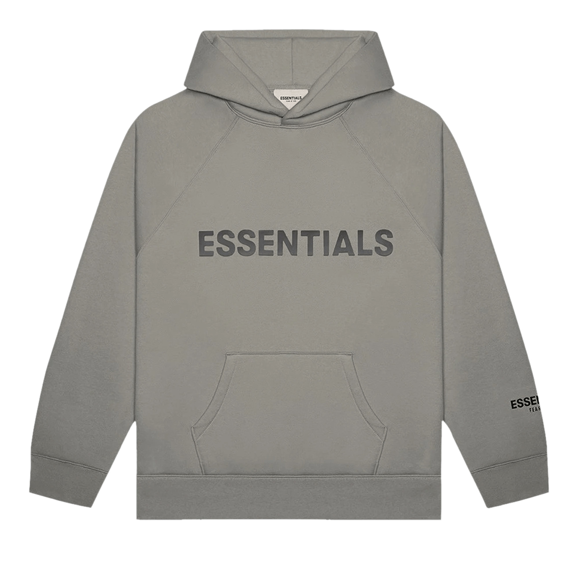 Fear of God Essentials Hoodie 'Cement' | GOAT