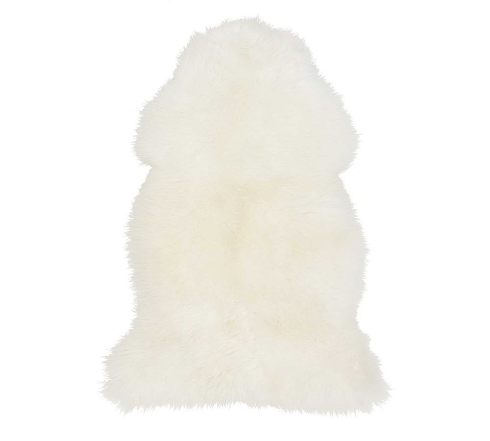 Single-Pelt Sheepskin Rug, 2x3', Ivory | Pottery Barn (US)