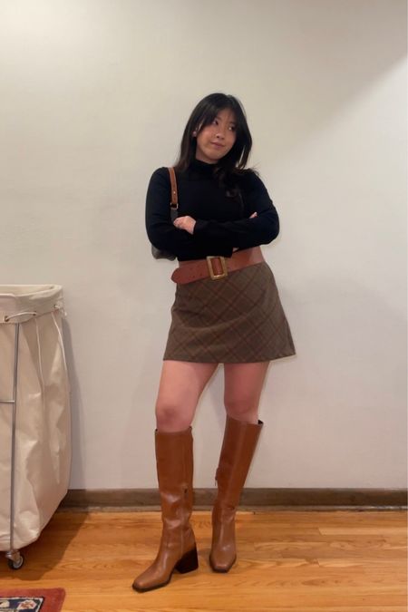 Cute winter fashion, winter outfits, winter style, spring style, winter fashion 2024, big belt, mini skirt, tall boots, fashion content creator, ootds, grwm, outfit reels, styling outfits, casual style, Vince camuto wide calf boots 

#ootd #grwm #winterfashion #winterstyle #outfitreels #stylingoutfits

#LTKstyletip #LTKMostLoved #LTKshoecrush