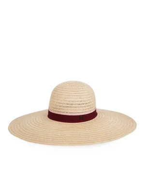 Blanche wide-brimmed straw hat | Matches (US)