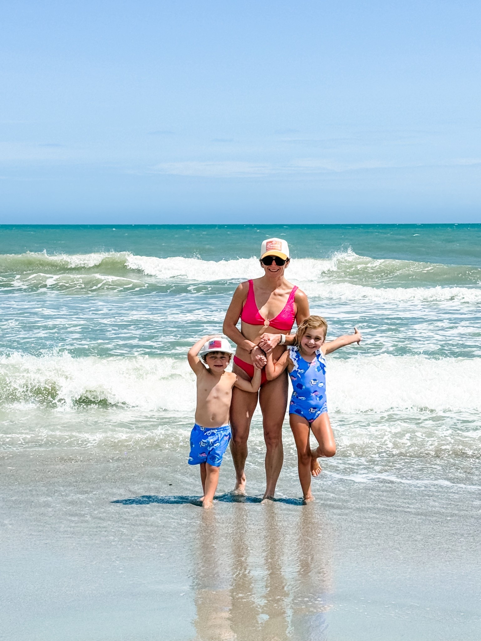 Swim suits and hats linked here 

Kids are the Beaufort bonnet company in the new fish pattern and it’s so cute. Perfect for sibling sets. Knox’s hat is American flag from Burlebo. My hat is Kenz Kustomz-comes in other colors

Click here to shop

Swim | beach | suit | bikini | two piece | one piece | kids | boy | girl | toddler | baby | kids | trucks | ruffle | fish | fishies | pool | swim | spring break | summer | matching | family | tbbc | trucker | hat | flat bill | sand | sun | vacay | vacation | getaway | resort | water



#LTKTravel #LTKSwim #LTKKids