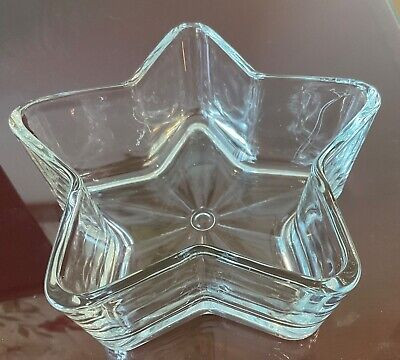 Libbey Clear Glass Star Shaped Candy/Trinket/Potpourri Dish/Bowl Christmas Gift | eBay US