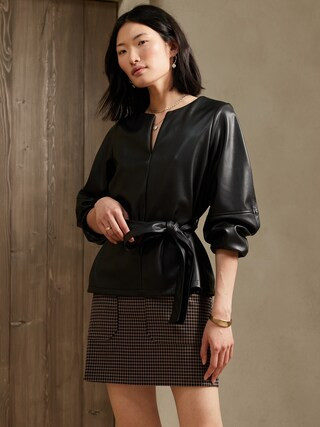 Tailored Mini Skirt | Banana Republic Factory