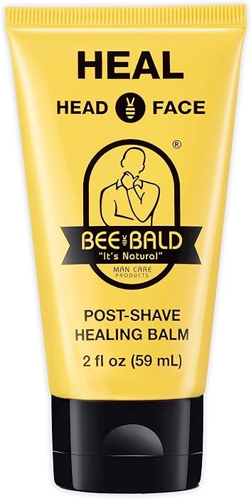 Bee Bald HEAL Aftershave for Men Healing Balm, Immediately Calms & Soothes Damaged Skin, Treats B... | Amazon (US)