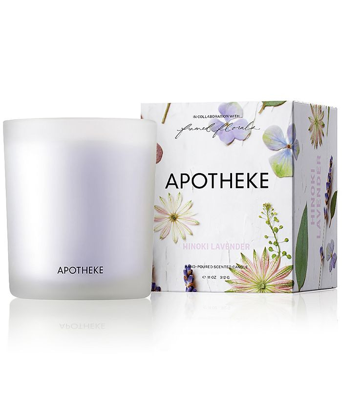 APOTHEKE Framed Florals Hinoki Lavender Signature Candle, 11-oz. & Reviews - Perfume - Beauty - M... | Macys (US)