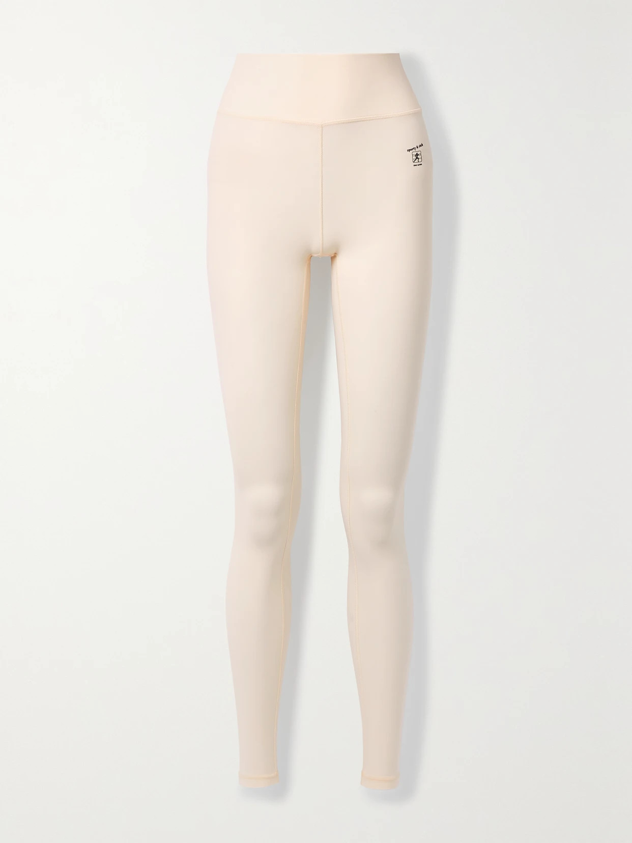 Sporty & Rich - Printed Stretch Leggings - Cream | NET-A-PORTER (UK & EU)