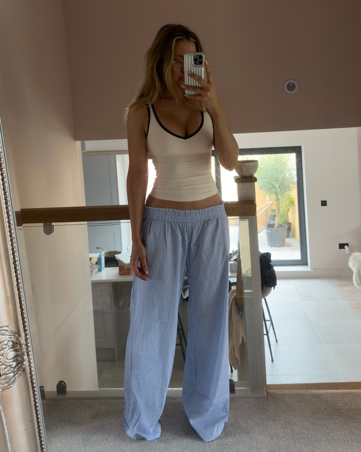 Wearing a size S in the top and size UK 14 in the trousers and I’m 5’9 so these are very tall girl friendly! #copenhagenstyle #stripeypants #tennistop #scandistyle #scandigirls #tallgirl #tallgirlfriendly

#LTKfitness #LTKstyletip