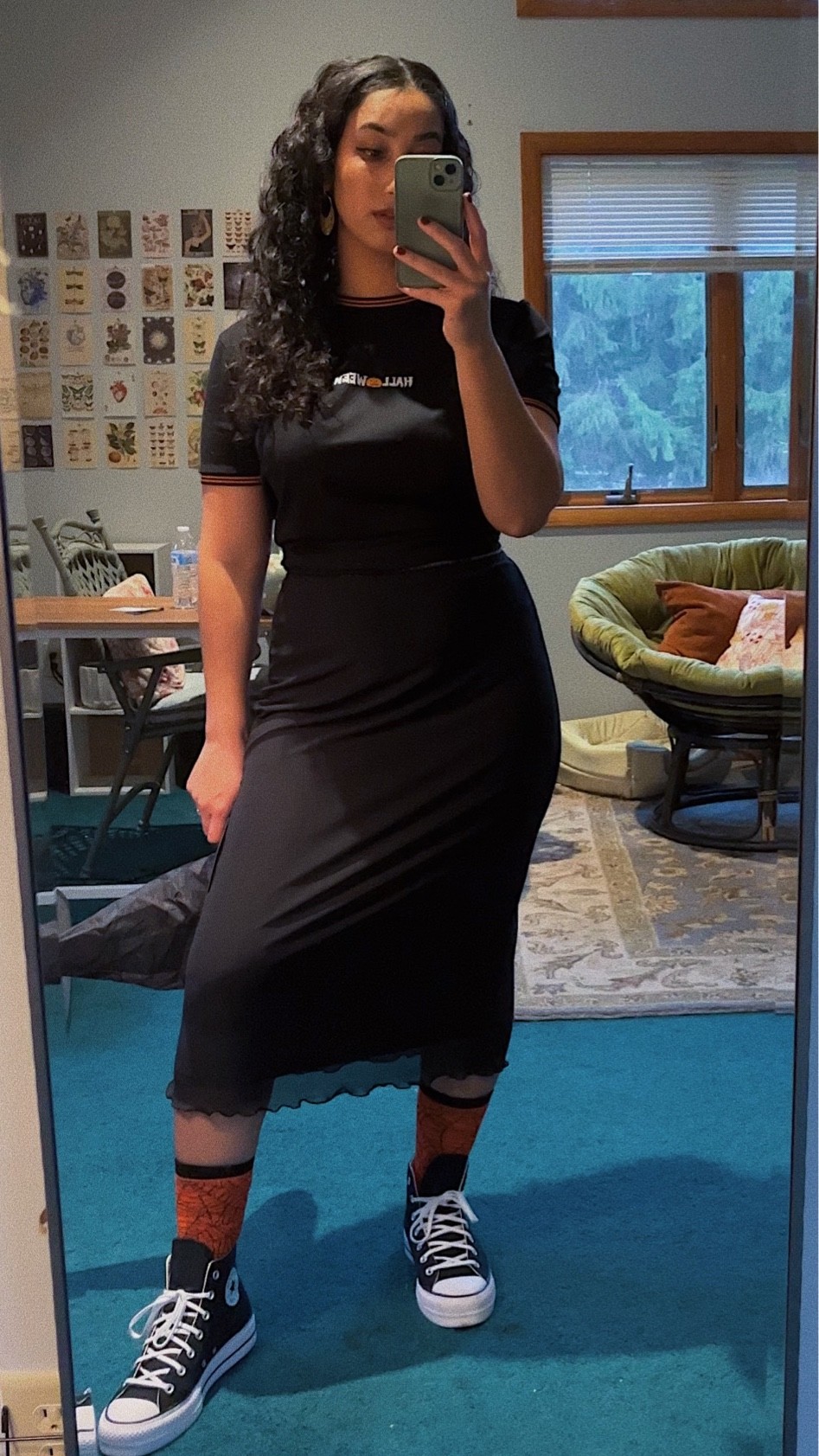 Modern grunge look for Halloween! 👻🎃


Midi skirt
Y2K style
Y2K skirt
Modern grunge
Soft grunge
Elder emo
Platform converses
Curly hair 
Cozy office decor
Wall decor
Alternative style
Soft alternative 

#LTKfit