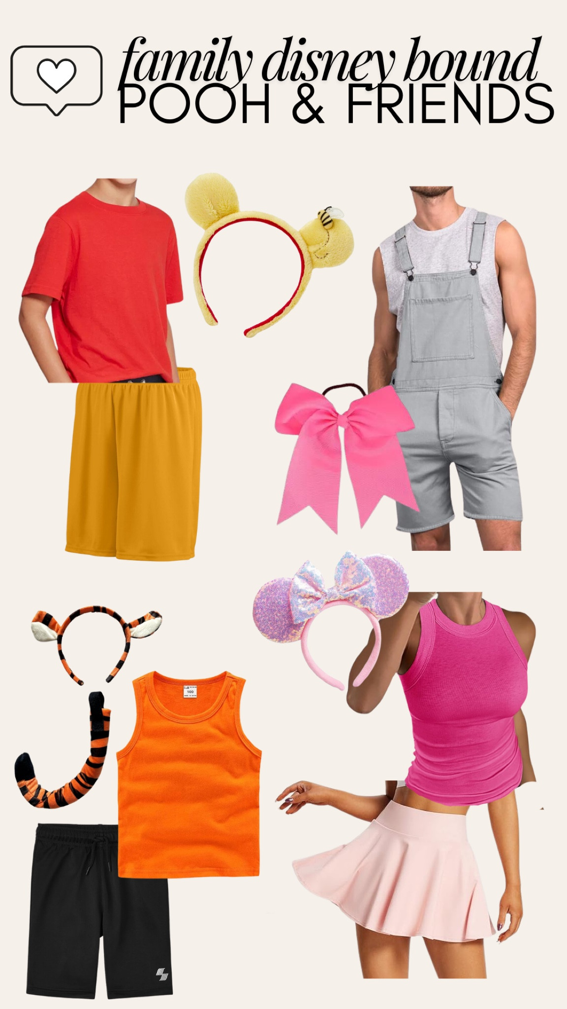 Our family Winnie the Pooh and friends outfits 🥰

#LTKStyleTip #LTKTravel #LTKFamily