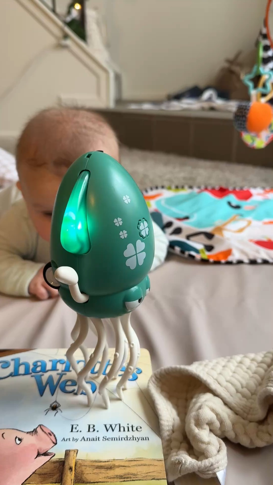 Such a fun tummy time toy🤍✨

#LTKBaby #LTKKids #LTKmomlife