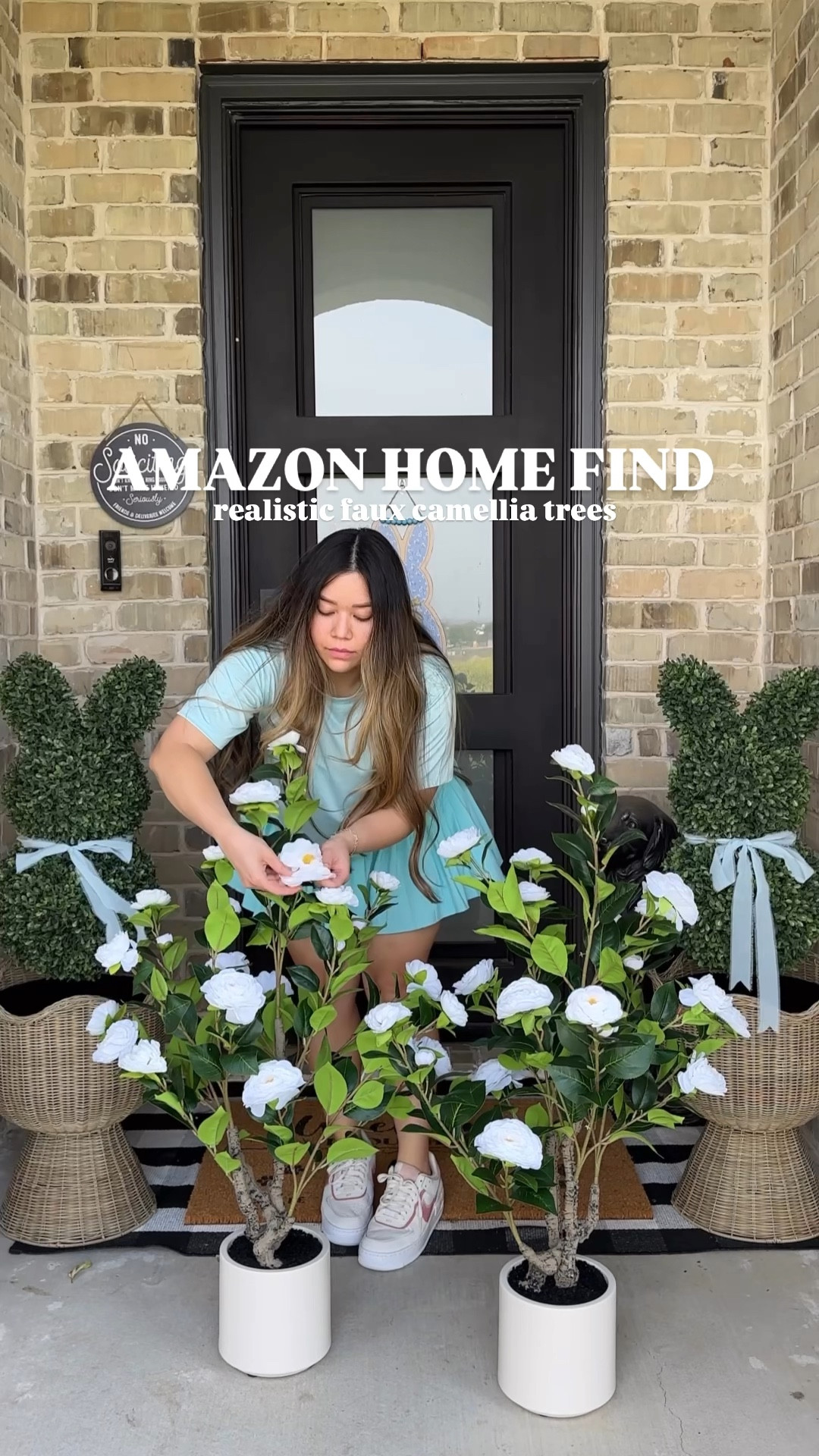Shh 🤫 No one will know these gorgeous camellia trees are fake - except you and me. Comment TREE to get this under $100 Amazon find sent to your DMs! 🩵

I’ve had these faux flower trees on my front porch for a little over a month now and they’re SO realistic looking that they’ve fooled everyone. I have this running joke that I merely LOOK at a plant and it immediately dies on me, so I love that I can’t kill these 🤣

Literally zero maintenance and no watering required && UV resistant + weatherproof so they’ll stay looking fresh all season long unlike the real ones. 👀 I also love that it already comes in a beautiful white planter so it’s ready for display right out of the box!

Amazon home decor finds, artificial flower trees, faux plants, spring porch refresh, amazon patio finds, front porch decor, faux flowers, Amazon outdoor finds 

#LTKSeasonal #LTKHome #LTKFindsUnder100