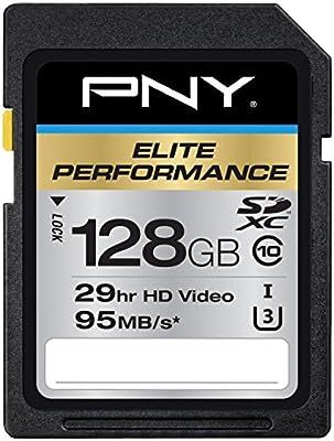PNY 128GB Elite Performance Class 10 U3 SDXC Flash Memory Card | Amazon (US)