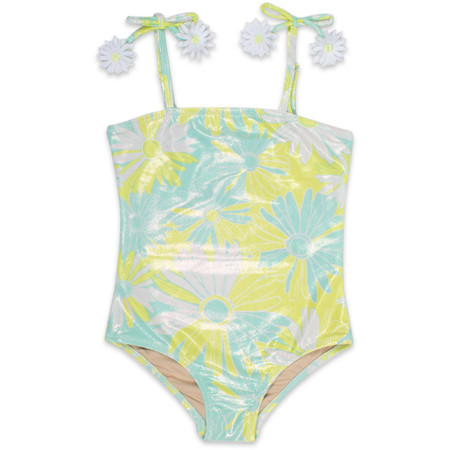 Mint Mod Daisy One Piece w/ Shoulder Daisy Girls 6m-8 | Shade Critters
