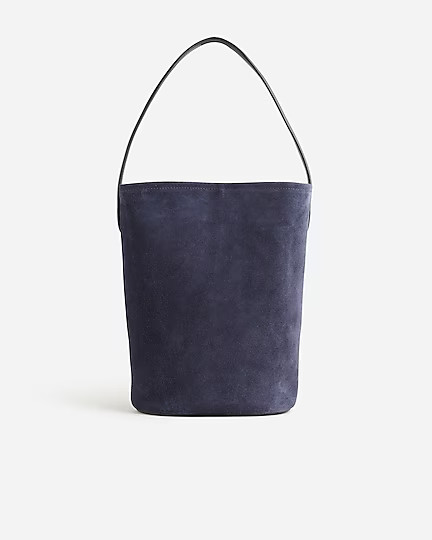 Berkeley bucket bag in leather and suede | J. Crew US