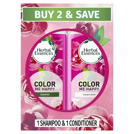 Herbal Essences Color Me Happy Shampoo and Conditioner Set for Color-Treated Hair, 11.7 oz | Walmart (US)