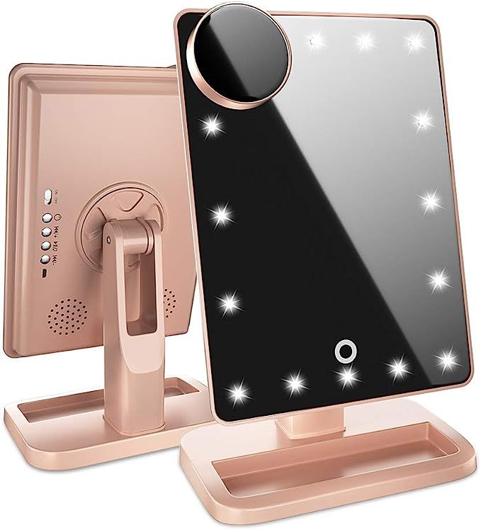 Beautify Beauties Lighted Makeup Mirror, Vanity Mirror with Bluetooth. Adjustable Brightness, Det... | Amazon (US)