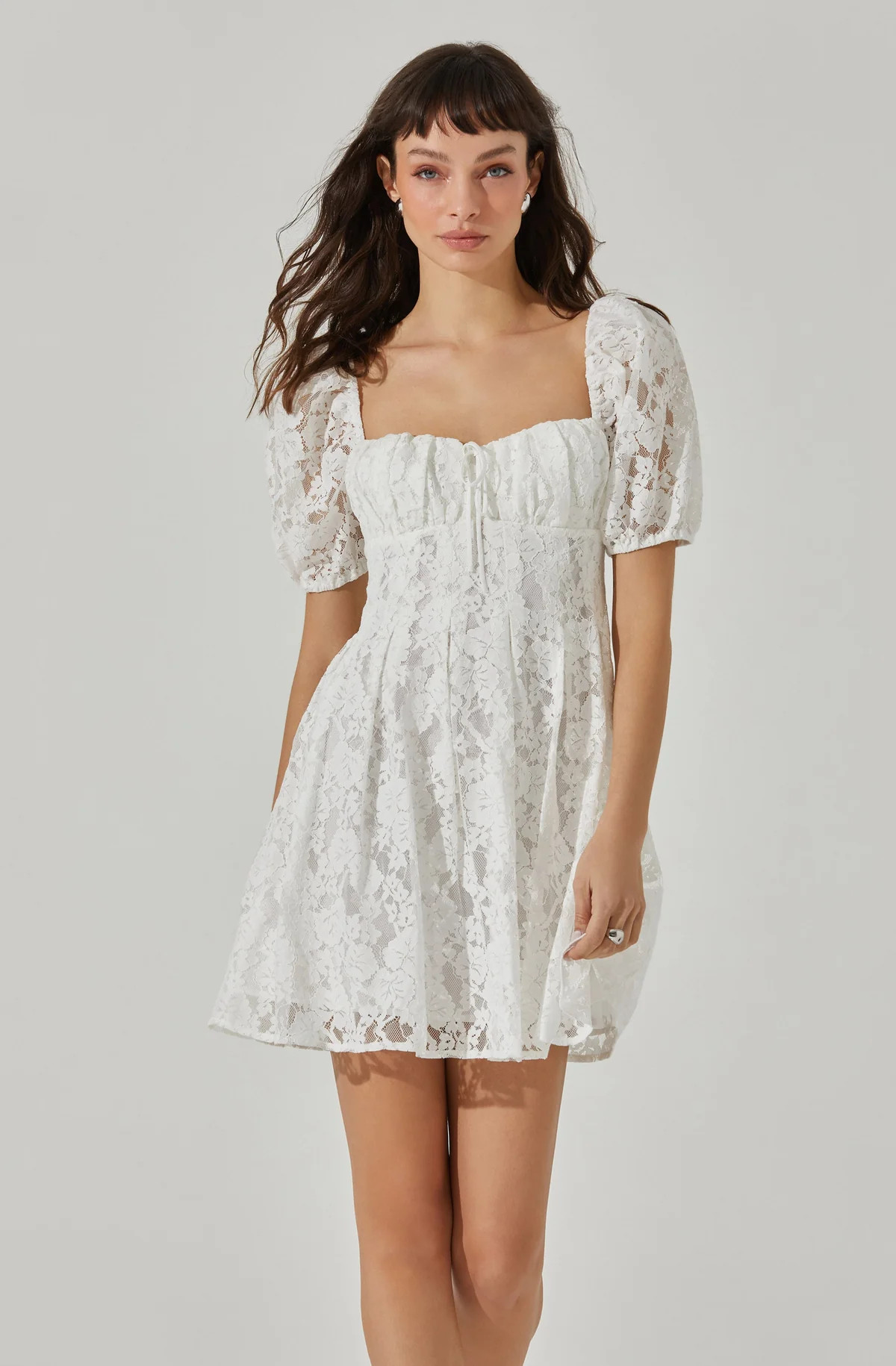Floral Lace Mini Dress | ASTR The Label (US)