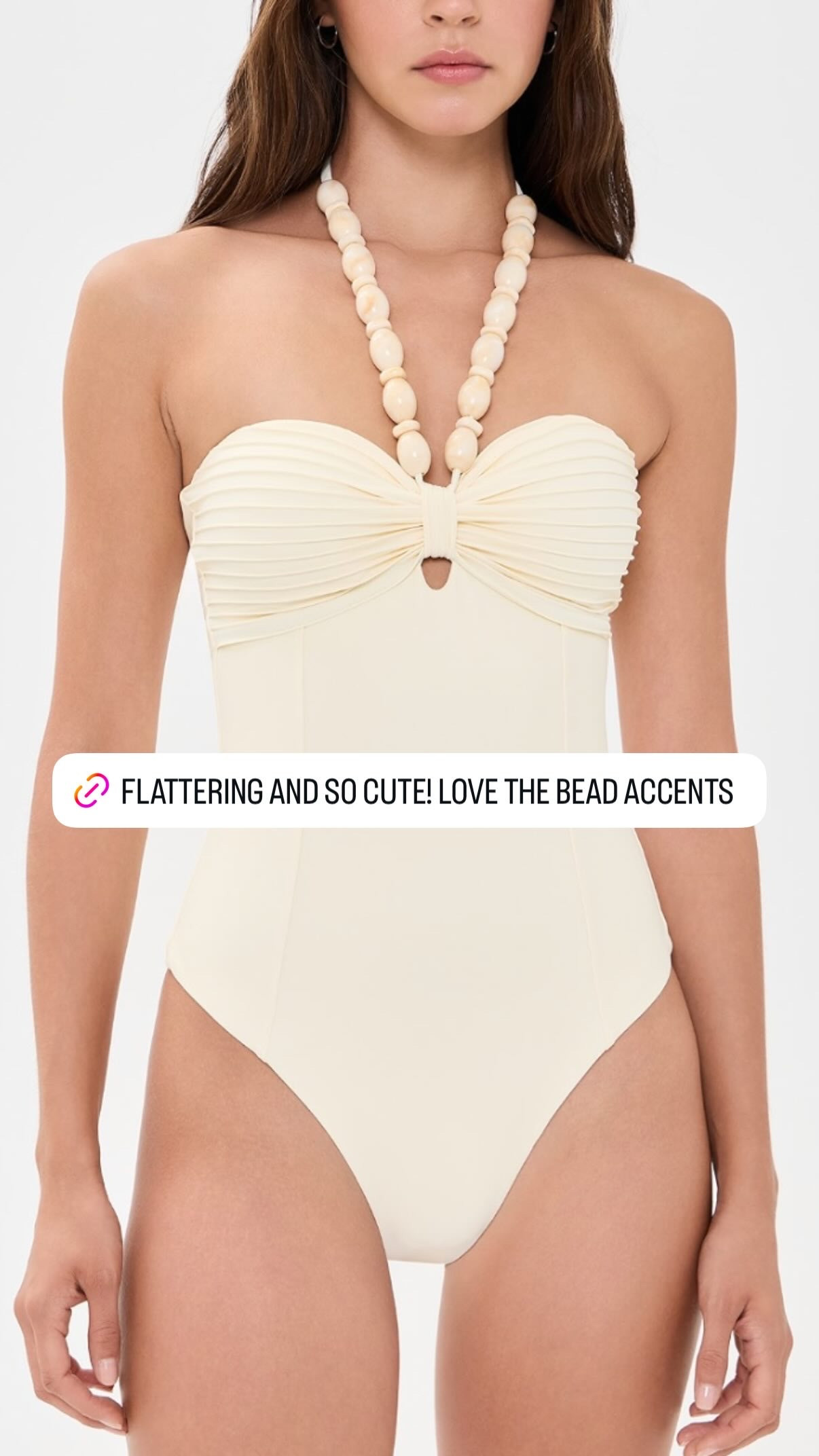 This swimsuit is flattering and I'm loving the bead accents! Loving these resort favorites for your next beach vacation! From sandals, to bags, dresses, swimsuits, and more! 

 #LTKSeasonal #LTKSwim #LTKTravel
