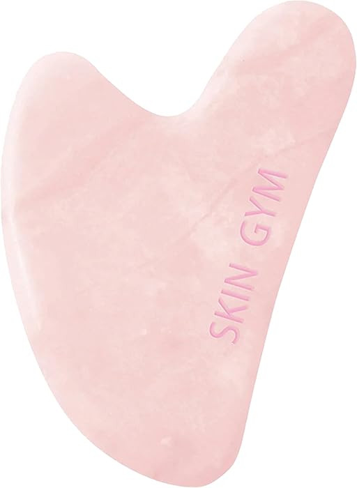 SKIN GYM Rose Quartz Heart Gua Sha Facial Massage Tool | for Face and Body | Sculpting and Relaxa... | Amazon (US)