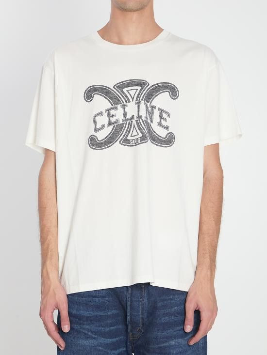 CELINE Men T-Shirts RX0BO671Q WHITE | Grailed