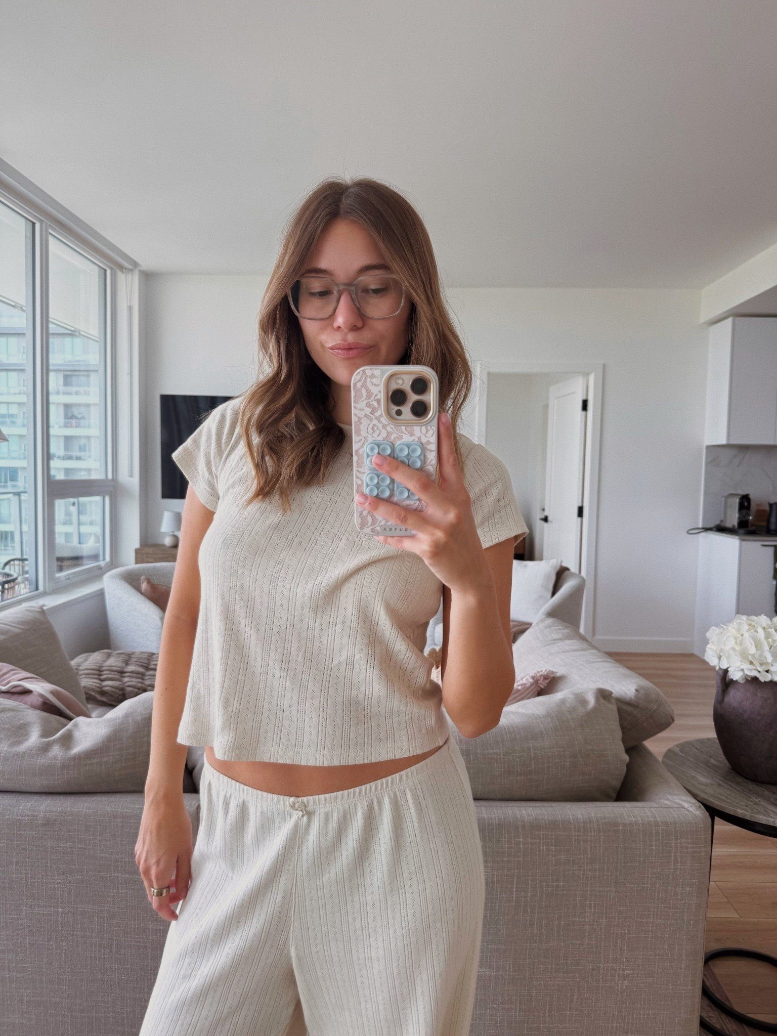 Wearing size small