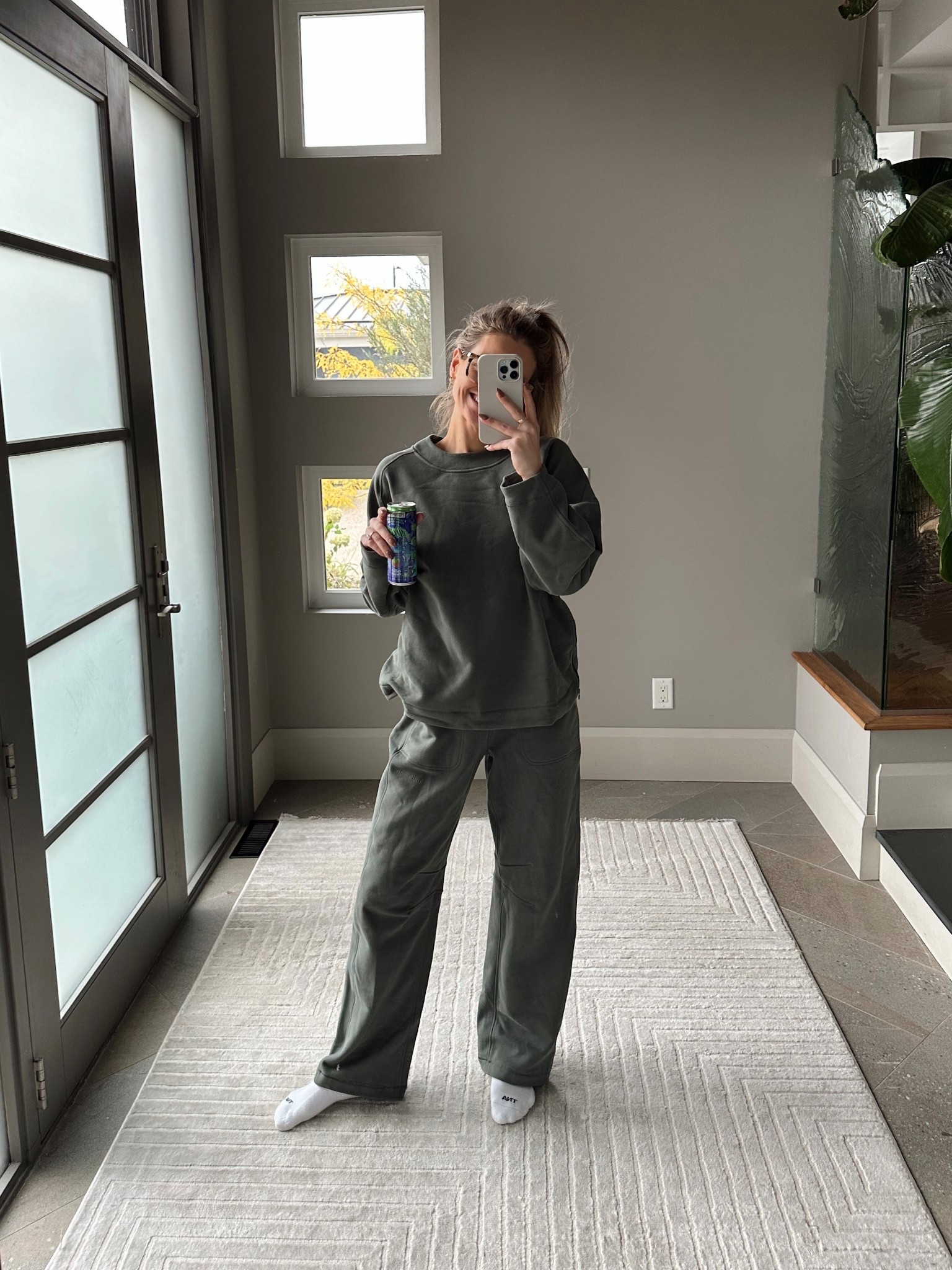 Can’t beat a comfy matching sweat set 🫶🏼

Wearing a M in the crewneck and a S in the pants! I’m 5’8 and the length is perfect! 

#LTKsale #LTKtravel #LTKfitness