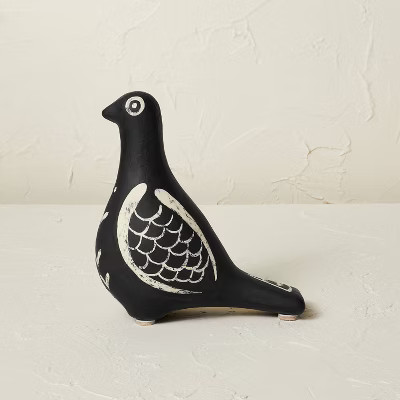 6" x 5.5" Terracotta Dove Figurine Charcoal - Opalhouse™ designed with JungalowT... | Target