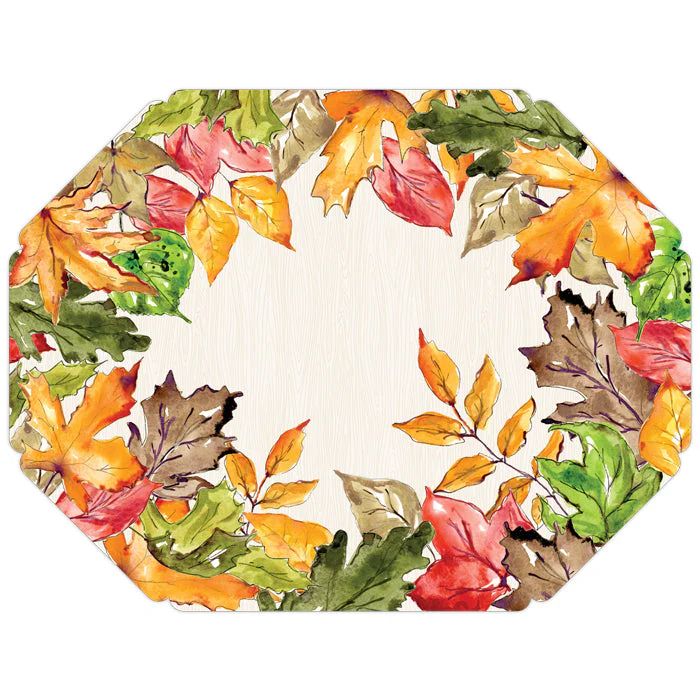Fall Leaves Posh Die-Cut Placemats | Rosanne Beck Collections