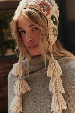 Space Dye Crochet Earflap Hat | Free People (Global - UK&FR Excluded)