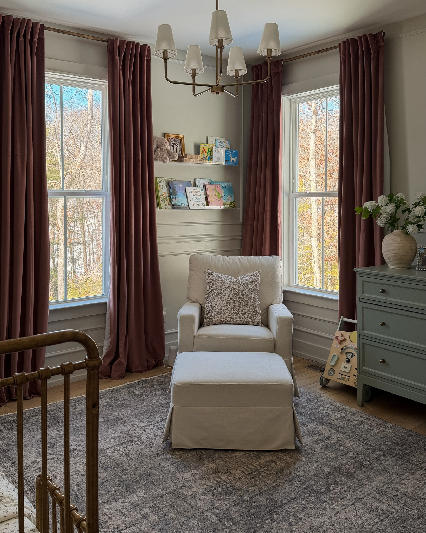 I told my daughter we would give her a big girl room when she turned four. She will be turning four in september and I’m starting to think about what I’d like to do. Right now, she just says she wants a big girl bed (she’s not quite as opinionated as my other daughter 😂 ) so I’m wondering if I should just replace the bed in here for a twin + remove the rocker or do a full room makeover. What do you guys think? 

#LTKKids #LTKBaby #LTKHome