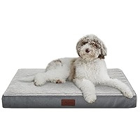 35 Inch Orthopedic Waterproof & Machine Washable Dog Bed with Egg Crate Foam Support, Non-Slip Bo... | Amazon (US)