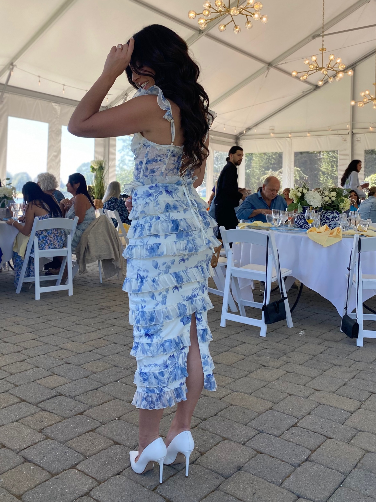 Dress: size 2
Heels: TTS (7.5) 

#LTKBRIDE #LTKBRIDALSHOWER 

#LTKwedding #LTKshoecrush #LTKstyletip