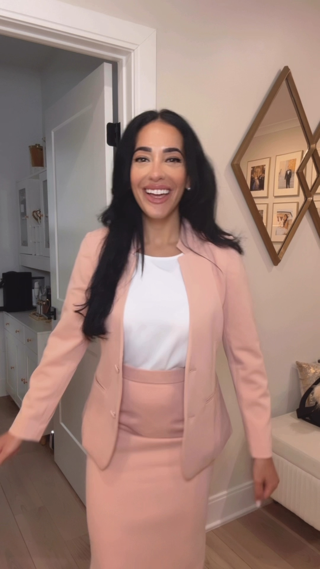 Love a skirt suit, especially in pink! 💓 This one is particularly stretchy

#LTKPetite #LTKWorkwear #LTKStyleTip