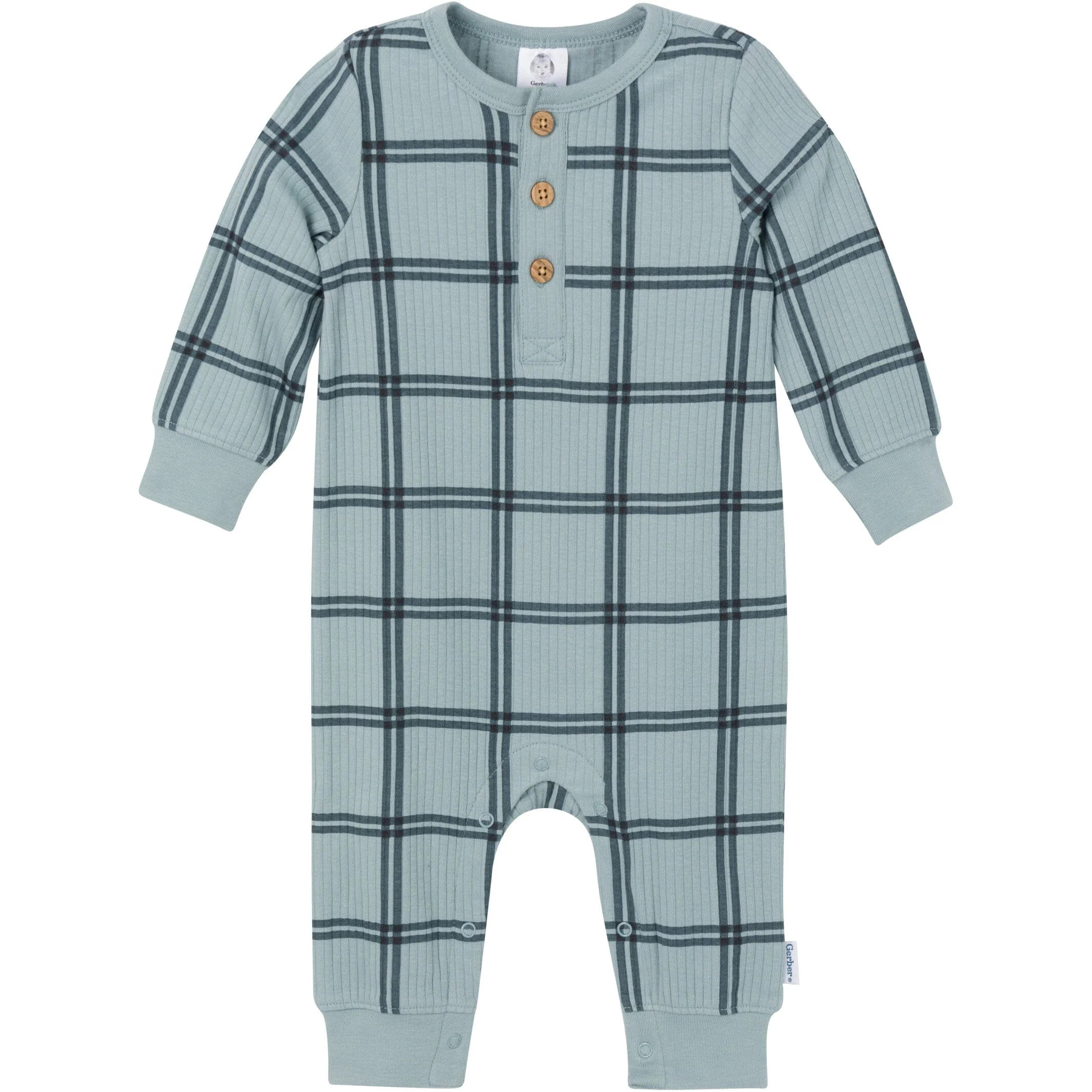 Baby Boys Plaid Romper | Gerber Childrenswear