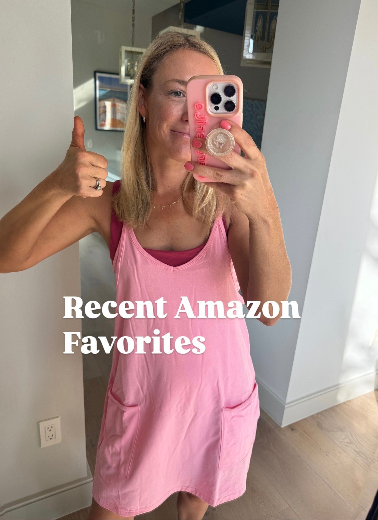 Recent Amazon favorites including this easy throw on athleisure dress, flip flops, polarized sunnies, and the earrings I get most complimented on! #founditonamazon

#LTKgrwm #LTKootd